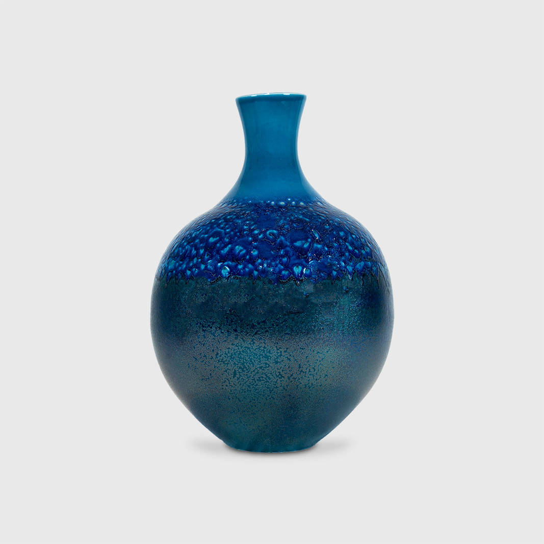 Azule Ombre Vase Hubley Design Interiors
